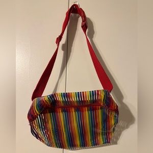 Rainbow clear fanny pack